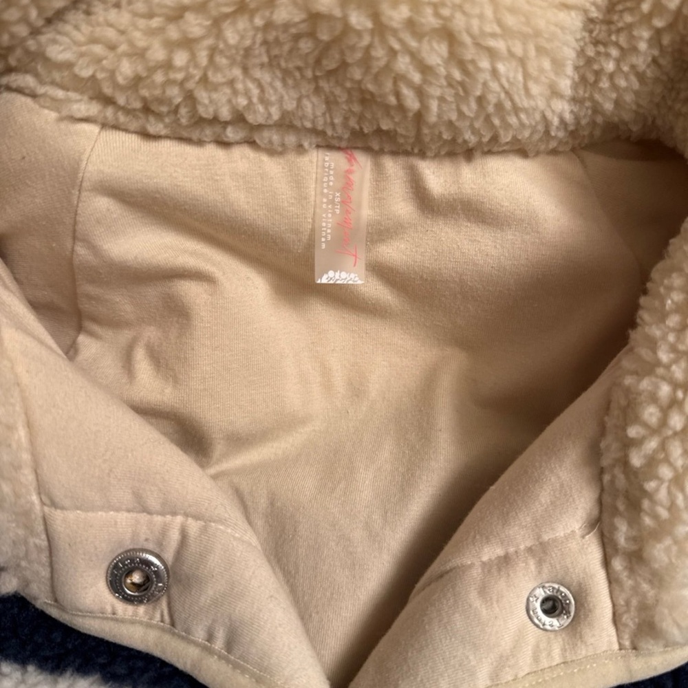 NEW Free People Hit The Slopes Jacket Fielding Stripe Combo, XS - Picture 6 of 12